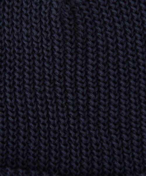 green label relaxing（グリーンレーベルリラクシング）の「USA CTN AZE ビーニー（ニットキャップ/ビーニー・メンズ・オフホワイト/ブラック/ネイビー・フリー）」の5枚目の写真