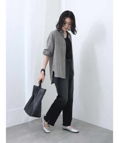 Samansa Mos2 blue(サマンサモスモスブルー)の「【ECO DENIM】ストレートパンツ(その他パンツ・レディース・ブラック/ネイビー/ブルー・F)」の14枚目の写真