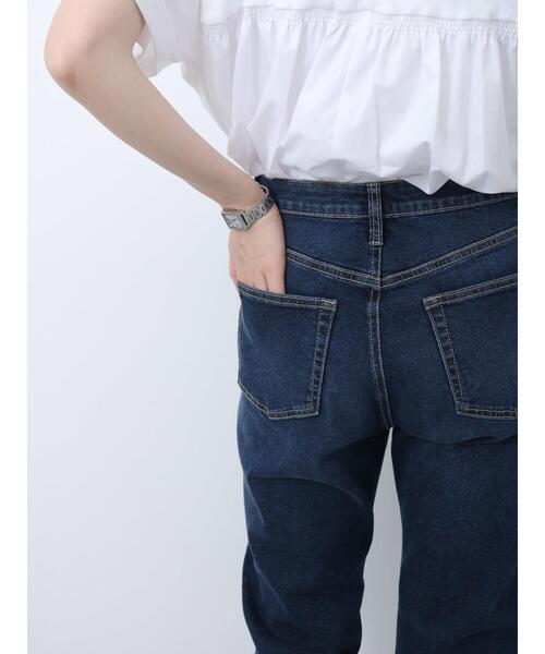 Samansa Mos2 blue(サマンサモスモスブルー)の「【ECO DENIM】ストレートパンツ(その他パンツ・レディース・ブラック/ネイビー/ブルー・F)」の9枚目の写真