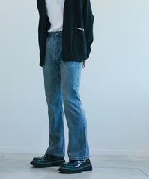 aimoha menスリームストレートデニム
