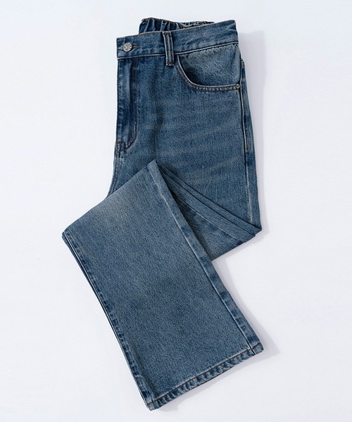 aimoha（アイモハ）の「aimoha menスリームストレートデニム（デニムパンツ・メンズ・ブルー・MEDIUM/SMALL/X-LARGE/LARGE）」の11枚目の写真