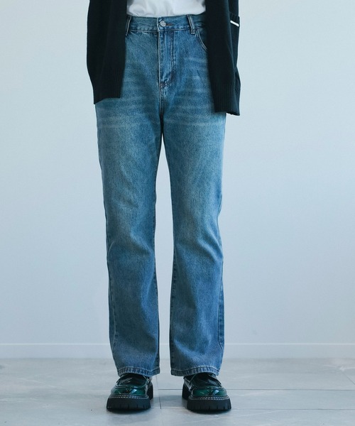 aimoha（アイモハ）の「aimoha menスリームストレートデニム（デニムパンツ・メンズ・ブルー・MEDIUM/SMALL/X-LARGE/LARGE）」の20枚目の写真