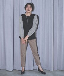 【UVカット/ウエストゴム/ストレッチ】大人の7daysデイリーパンツ