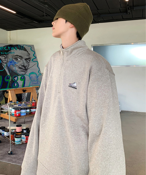 FOG ESSENTIALS 差せ ブラック ポーラー フリース セーター 