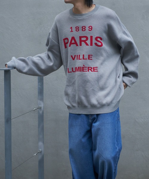 COLONY 2139（コロニートゥーワンスリーナイン）の「サインボードジャガードニット（ニット/セーター・メンズ・ネイビー/グレー・MEDIUM/LARGE）」の10枚目の写真