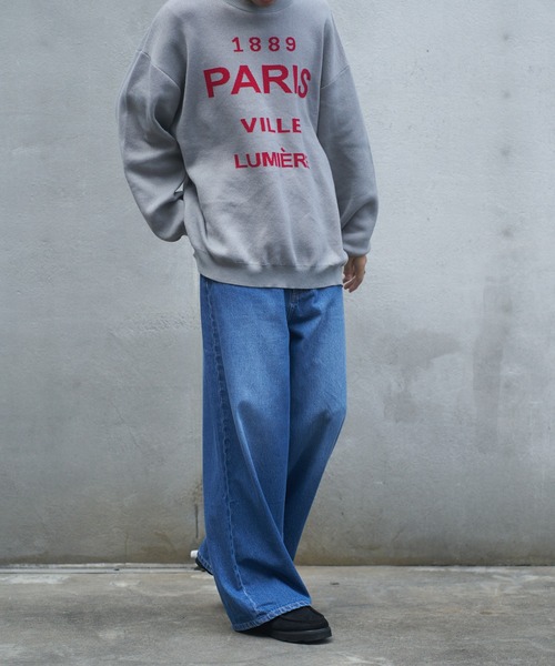 COLONY 2139（コロニートゥーワンスリーナイン）の「サインボードジャガードニット（ニット/セーター・メンズ・ネイビー/グレー・MEDIUM/LARGE）」の14枚目の写真