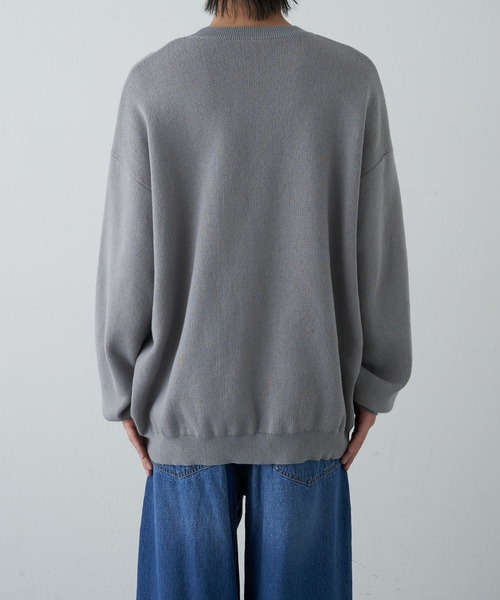 COLONY 2139（コロニートゥーワンスリーナイン）の「サインボードジャガードニット（ニット/セーター・メンズ・ネイビー/グレー・MEDIUM/LARGE）」の16枚目の写真