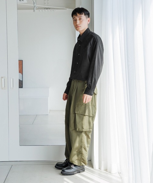 niko and...（ニコアンド）の「刺しゅうウエスタンシャツ（シャツ/ブラウス・メンズ・ブラウン/ブラック・LARGE/MEDIUM）」の4枚目の写真