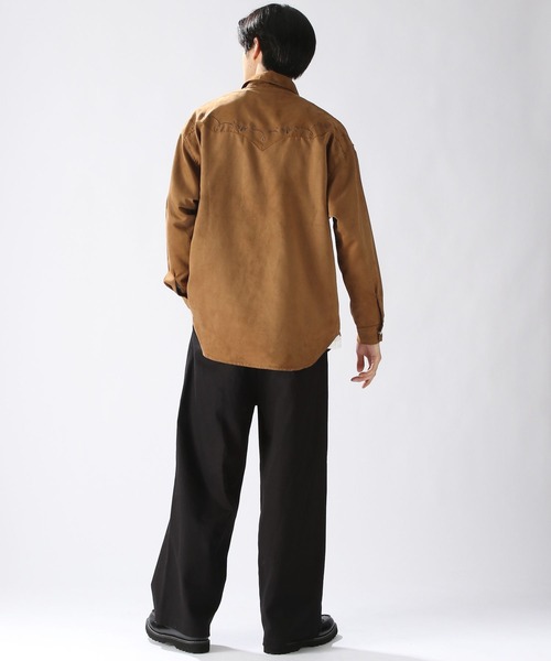 niko and...（ニコアンド）の「刺しゅうウエスタンシャツ（シャツ/ブラウス・メンズ・ブラウン/ブラック・LARGE/MEDIUM）」の12枚目の写真