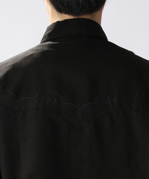 niko and...（ニコアンド）の「刺しゅうウエスタンシャツ（シャツ/ブラウス・メンズ・ブラウン/ブラック・LARGE/MEDIUM）」の20枚目の写真