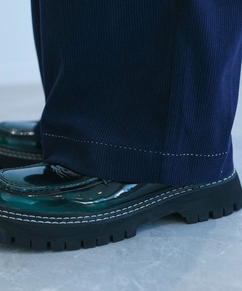 aimoha（アイモハ）の「aimoha menコーデュロイワイドパンツ（その他パンツ・メンズ・ネイビー/ベージュ・M/L/XL）」の8枚目の写真