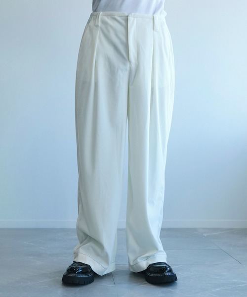 aimoha（アイモハ）の「aimoha menコーデュロイワイドパンツ（その他パンツ・メンズ・ネイビー/ベージュ・M/L/XL）」の10枚目の写真