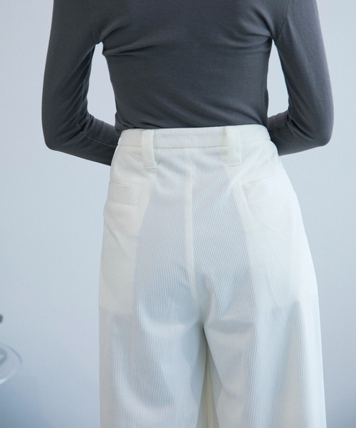 aimoha（アイモハ）の「aimoha menコーデュロイワイドパンツ（その他パンツ・メンズ・ネイビー/ベージュ・M/L/XL）」の16枚目の写真