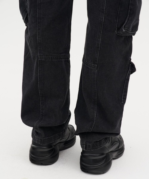 REON STUDIO（レオンスタジオ）の「韓国ブランド RE:ON STUDIO レオンスタジオ 8.5CM HI SOLE VOLUME SNEAKER ハイソール ボリュームスニーカー 厚底スニーカー シューズ 靴 運動靴 韓国ファッション（スニーカー・メンズ・ホワイト/ブラック・26.0cm/27.0cm/28.0cm）」の16枚目の写真