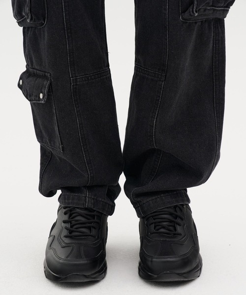 REON STUDIO（レオンスタジオ）の「韓国ブランド RE:ON STUDIO レオンスタジオ 8.5CM HI SOLE VOLUME SNEAKER ハイソール ボリュームスニーカー 厚底スニーカー シューズ 靴 運動靴 韓国ファッション（スニーカー・メンズ・ホワイト/ブラック・26.0cm/27.0cm/28.0cm）」の13枚目の写真