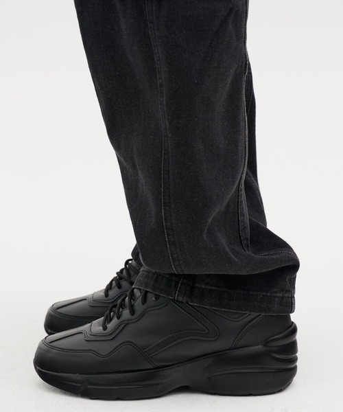 REON STUDIO（レオンスタジオ）の「韓国ブランド RE:ON STUDIO レオンスタジオ 8.5CM HI SOLE VOLUME SNEAKER ハイソール ボリュームスニーカー 厚底スニーカー シューズ 靴 運動靴 韓国ファッション（スニーカー・メンズ・ホワイト/ブラック・26.0cm/27.0cm/28.0cm）」の15枚目の写真