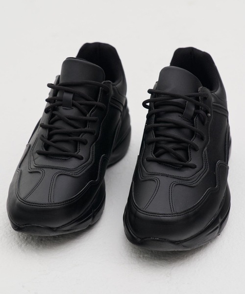 REON STUDIO（レオンスタジオ）の「韓国ブランド RE:ON STUDIO レオンスタジオ 8.5CM HI SOLE VOLUME SNEAKER ハイソール ボリュームスニーカー 厚底スニーカー シューズ 靴 運動靴 韓国ファッション（スニーカー・メンズ・ホワイト/ブラック・26.0cm/27.0cm/28.0cm）」の10枚目の写真