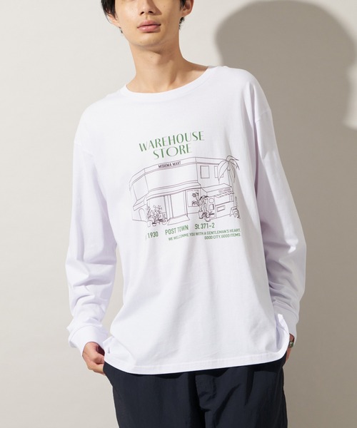 tシャツ スーパーヘヴィ天竺TシャツC・P/O L/S（d） メンズ drestrip tシャツ スーパーヘヴィ天竺TシャツC・P⁄O L⁄S（d） メンズ