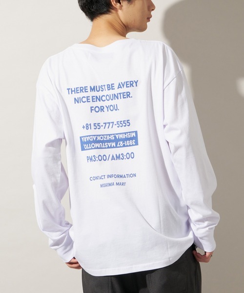 JOURNAL STANDARD(ジャーナルスタンダード)の「【ZOZO限定】ZZ MISHIMA MART L/S 2(Tシャツ/カットソー・メンズ・ブラック系その他/ブラック/ホワイト系その他3/ホワイト系その他2/ブラック系その他2/ホワイト系その他/ホワイト/ブラック系その他3・S/XL/XS/L/M/XXL)」の4枚目の写真