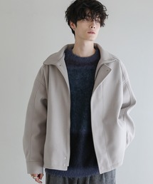 ASTRONOMY | ビッグシルエットメルトンスタンドネックブルゾン(ブルゾン)