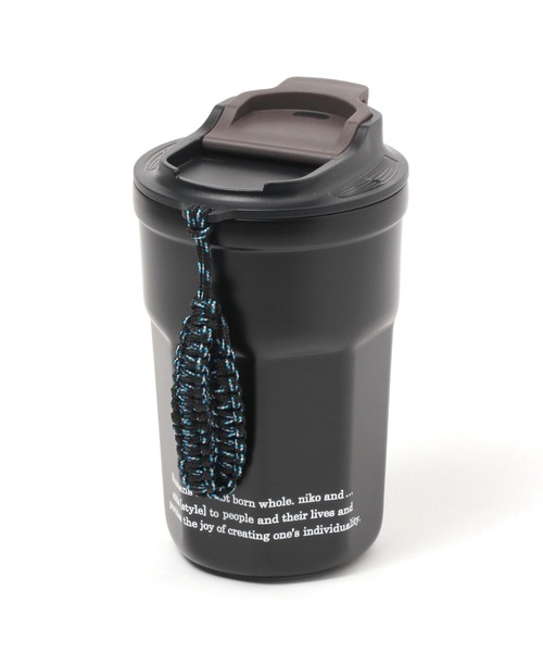niko and...（ニコアンド）の「オリジナルニコロゴステンレスタンブラー/容量400ml（グラス/マグカップ/タンブラー・レディース・ホワイト/ブラック・0）」の4枚目の写真
