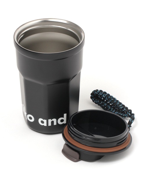 niko and...（ニコアンド）の「オリジナルニコロゴステンレスタンブラー/容量400ml（グラス/マグカップ/タンブラー・レディース・ホワイト/ブラック・0）」の5枚目の写真