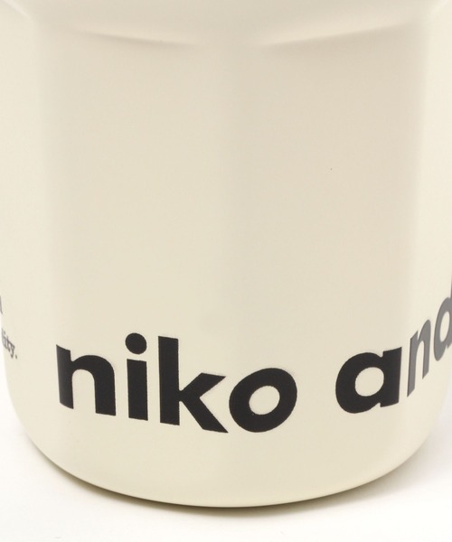 niko and...（ニコアンド）の「オリジナルニコロゴステンレスタンブラー/容量400ml（グラス/マグカップ/タンブラー・レディース・ホワイト/ブラック・0）」の15枚目の写真