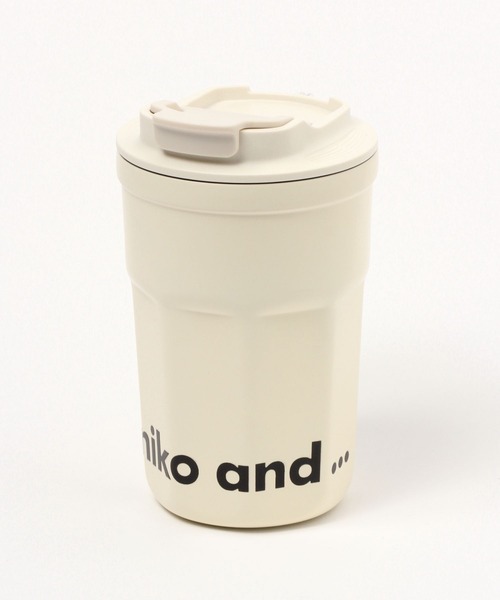 niko and...（ニコアンド）の「オリジナルニコロゴステンレスタンブラー/容量400ml（グラス/マグカップ/タンブラー・レディース・ホワイト/ブラック・0）」の19枚目の写真