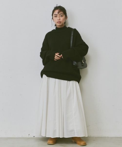 Libra Cue(リブラ キュー)の「オーバールーズニット(ニット/セーター・レディース・イエロー/アイボリー/グレー/ブラック・FREE)」の15枚目の写真