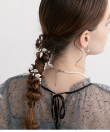 Cupid Heart | 【Cupid Heart】結婚式アクセ!メタルリーフパールヘッドドレス(その他ヘアアクセサリー)