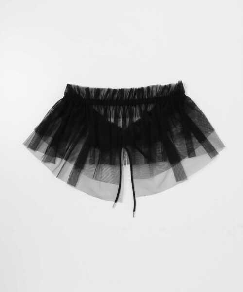 KBF（ケイビーエフ）の「マルチWAYチュール付け襟（その他小物・レディース・ベージュ/ブラック・ONE）」の20枚目の写真