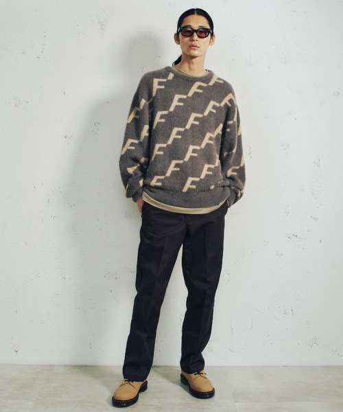 FCMM(エフシーエムエム)の「【日本限定アイテム】F LOGO KNIT SWEATER/エフロゴニットセーター(ニット/セーター・メンズ・ブラック/ネイビー/ブラウン・LARGE/MEDIUM)」の8枚目の写真