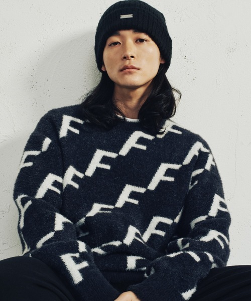 FCMM(エフシーエムエム)の「【日本限定アイテム】F LOGO KNIT SWEATER/エフロゴニットセーター(ニット/セーター・メンズ・ブラック/ネイビー/ブラウン・LARGE/MEDIUM)」の7枚目の写真