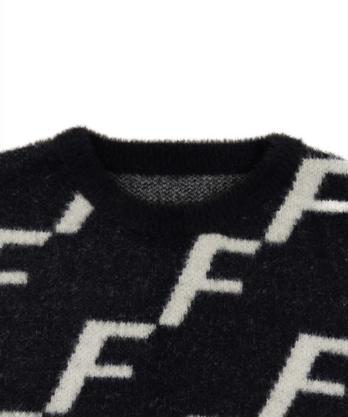 FCMM(エフシーエムエム)の「【日本限定アイテム】F LOGO KNIT SWEATER/エフロゴニットセーター(ニット/セーター・メンズ・ブラック/ネイビー/ブラウン・LARGE/MEDIUM)」の5枚目の写真