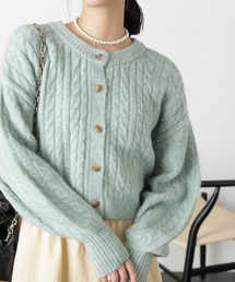 FREE'S MART | ◆前後２ｗａｙケーブルショート丈ニットカーディガン(カーディガン/ボレロ)