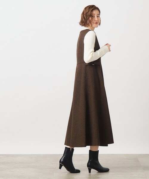 grove（グローブ）の「◇美シルエット！フレアースカートジャンパー