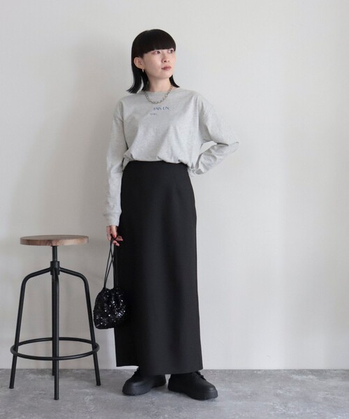 fredy emue（フレディエミュ）の「ちびロゴロンT（Tシャツ/カットソー・レディース・ライトグレー/オフホワイト/ベージュ・38）」の18枚目の写真