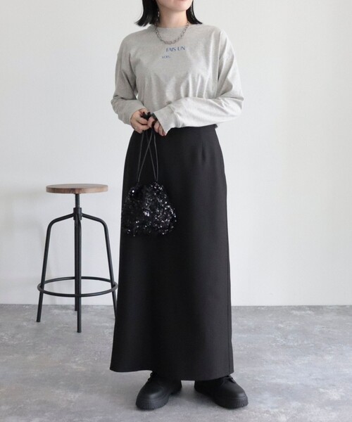 fredy emue（フレディエミュ）の「ちびロゴロンT（Tシャツ/カットソー・レディース・ライトグレー/オフホワイト/ベージュ・38）」の21枚目の写真