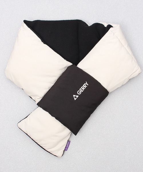 GERRY（ジェリー）の「【GERRY/ジェリー】パテッド差し込みマフラー（マフラー・レディース・ブラック/チャコール/ダークグリーン/ブラウン/アイボリー・FREE）」の2枚目の写真