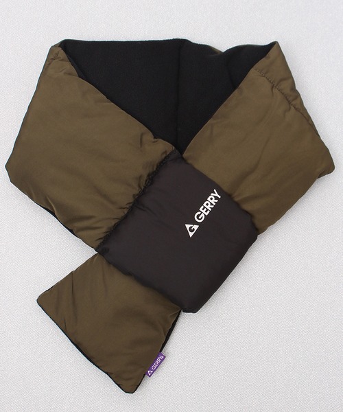 GERRY（ジェリー）の「【GERRY/ジェリー】パテッド差し込みマフラー（マフラー・レディース・ブラック/チャコール/ダークグリーン/ブラウン/アイボリー・FREE）」の5枚目の写真