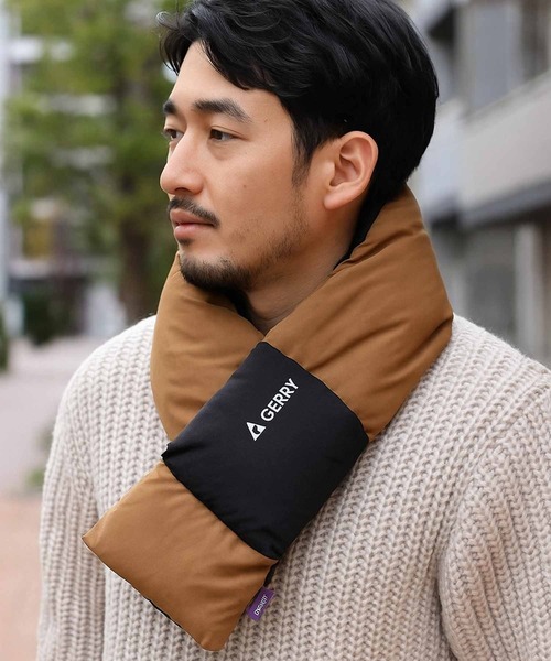 GERRY（ジェリー）の「【GERRY/ジェリー】パテッド差し込みマフラー（マフラー・レディース・ブラック/チャコール/ダークグリーン/ブラウン/アイボリー・FREE）」の12枚目の写真