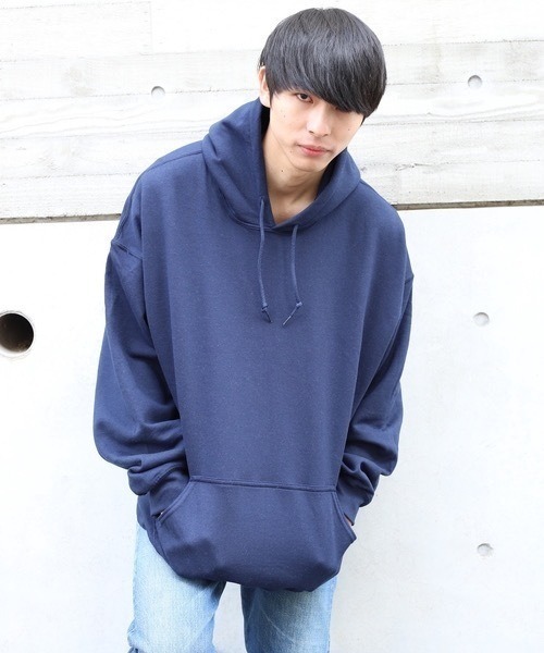 GILDAN（ギルダン）の「ヘビーブレンド 8.0oz オーバーサイズ フーディー プルオーバー（パーカー・メンズ・ブラック/グレー/ネイビー/ホワイト・X-LARGE/XX-LARGE/XXX-LARGE/XXXX-LARGE/XXXXX-LARGE）」の11枚目の写真