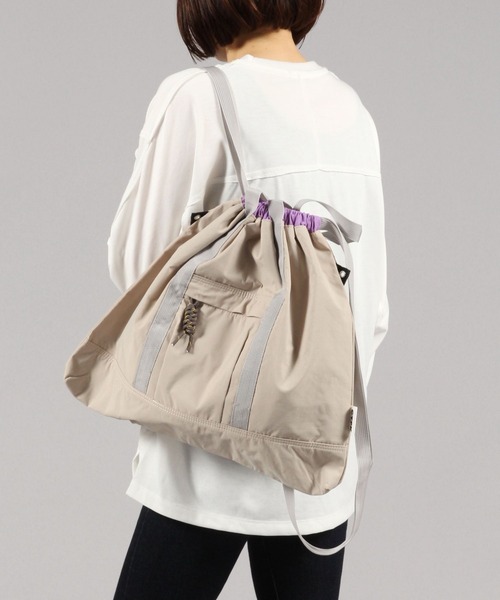 LEPSIM（レプシィム）の「【CONTROL FREAK／コントロールフリーク】ナイロン3WAYスクエアトート　967744（ショルダーバッグ・レディース・ブラック/グレー・ONE SIZE）」の5枚目の写真