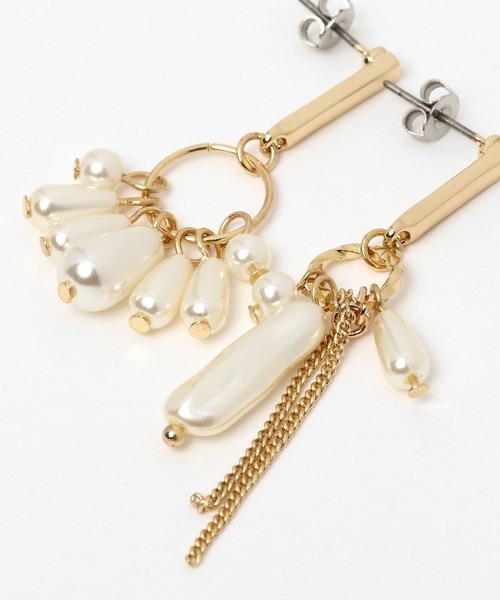 LAKOLE(ラコレ)の「アシメドロップパールピアス / 986325(ピアス(両耳用)・レディース・その他1/その他2・FREE)」の5枚目の写真