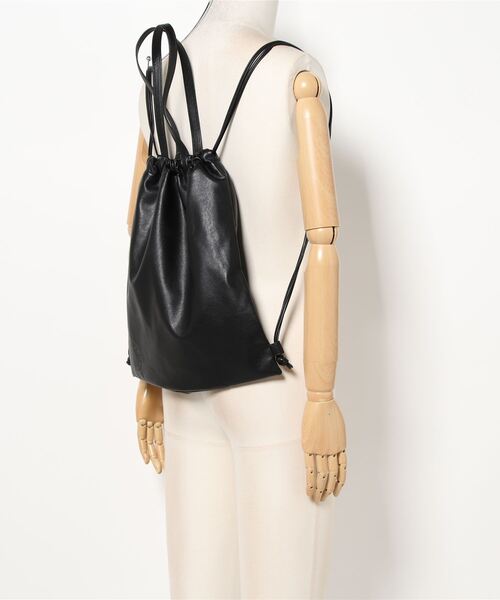 ALAND（エーランド）の「【UNISEX】ALAND／ナップサック　2984176（バックパック/リュック・レディース・チャコール/グレー/ブルー/ブラック・FREE）」の17枚目の写真