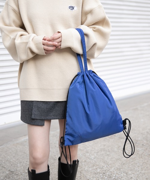 ALAND（エーランド）の「【UNISEX】ALAND／ナップサック　2984176（バックパック/リュック・レディース・チャコール/グレー/ブルー/ブラック・FREE）」の8枚目の写真