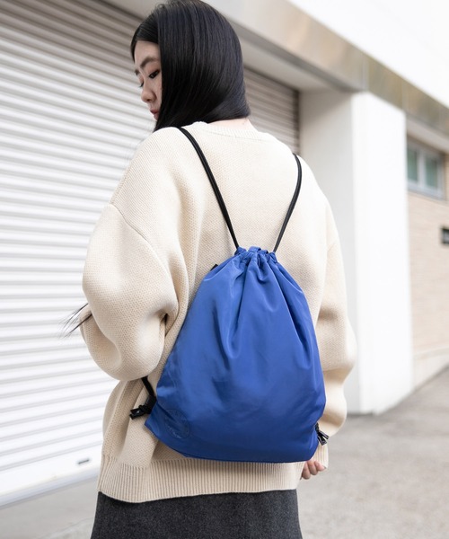 ALAND（エーランド）の「【UNISEX】ALAND／ナップサック　2984176（バックパック/リュック・レディース・チャコール/グレー/ブルー/ブラック・FREE）」の7枚目の写真