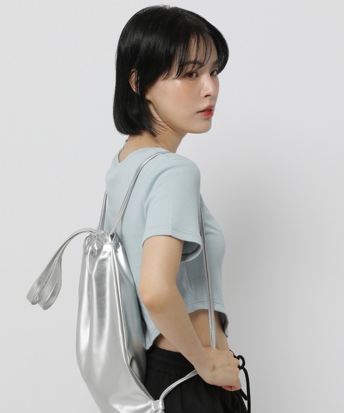 ALAND（エーランド）の「【UNISEX】ALAND／ナップサック　2984176（バックパック/リュック・レディース・チャコール/グレー/ブルー/ブラック・FREE）」の18枚目の写真