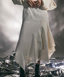 AULA | 【AULA】ランダムフレアヘムスカート(スカート)