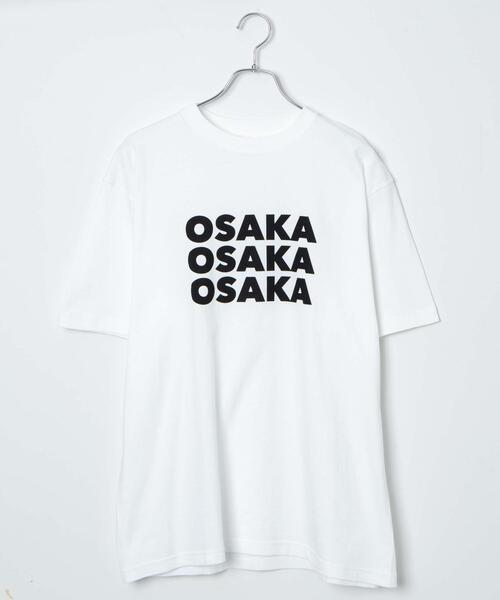 WEGO(ウィゴー)の「WEGO/3連OSAKAロゴT(Tシャツ/カットソー・メンズ・ホワイト/ブラック・XX-LARGE/LARGE/X-LARGE/MEDIUM)」の1枚目の写真